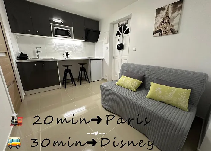 Tranquillite Pres De Disney: Studio Cozy A Meaux